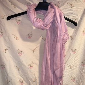Baby pink pashmina scarf